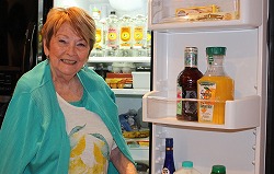 Nancy Bergman,MMAの家の冷蔵庫